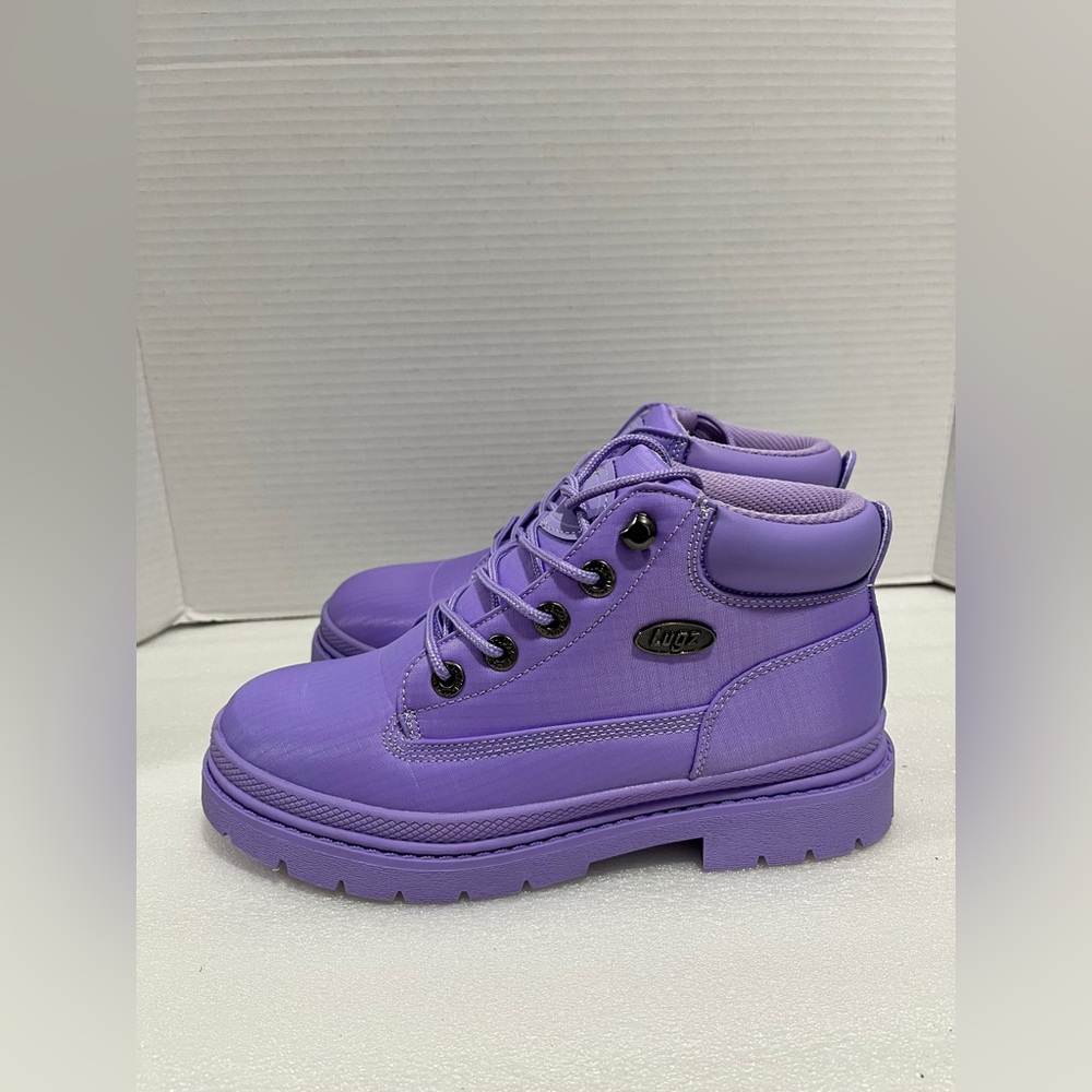 Lugz Womens‎ Drifter Ripstop Flat Heel Chukka Boots size: 6.5M color Purple